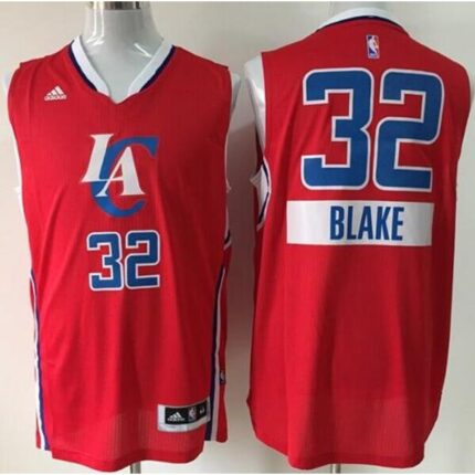 Clippers #32 Blake Griffin Red 2014-15 Christmas Day Stitched NBA Jersey