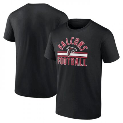 Men's Atlanta Falcons Black Arch Stripe T-Shirt