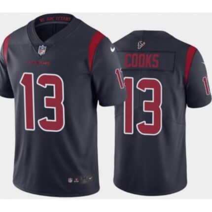 Men's Houston Texans #13 Brandin Cooks New Navy Color Rush Limited Stitched Jersey