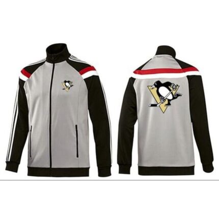 NHL Pittsburgh Penguins Zip Jackets Grey
