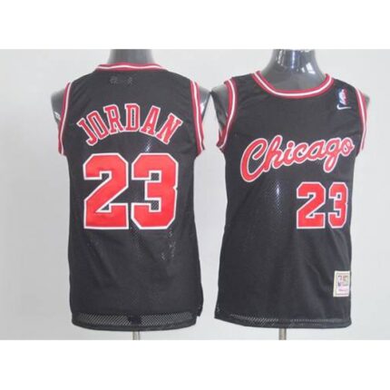 Toddlers Chicago Bulls #23 Michael Jordan Black Stitched Basketball Jersey