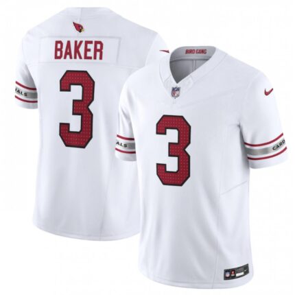 Youth Arizona Cardinals #3 Budda Baker White Vapor Untouchable F.U.S.E. Limited Stitched Football Jersey