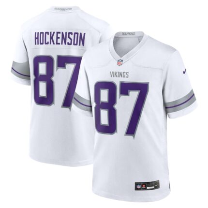 T.J. Hockenson Minnesota Vikings Nike Alternate Game Jersey - White