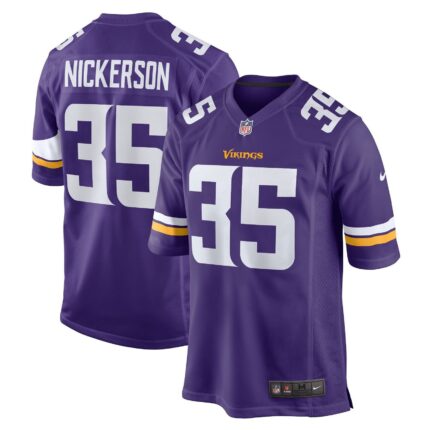 Parry Nickerson Minnesota Vikings Nike Home Game Jersey - Purple