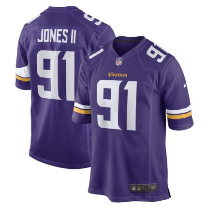 Patrick Jones II Minnesota Vikings Nike Team Game Jersey - Purple