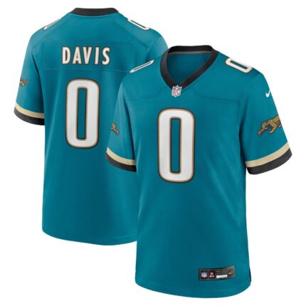 Gabe Davis Jacksonville Jaguars Nike Prowler Throwback Game Jersey - Teal