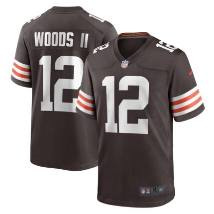 Michael Woods II Cleveland Browns Nike Game Jersey - Brown
