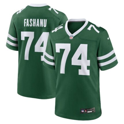 Olu Fashanu New York Jets Nike 2024 NFL Draft First Round Pick Game Jersey - Gotham Green