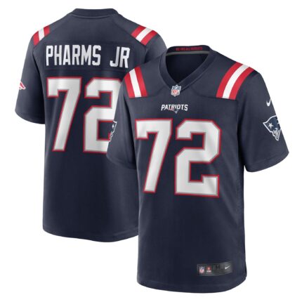 Jeremiah Pharms Jr. New England Patriots Nike Game Jersey - Navy