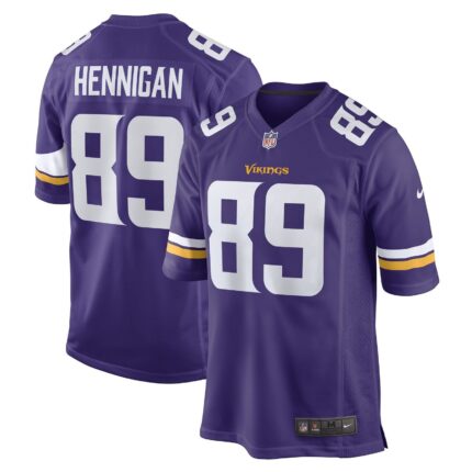 Thomas Hennigan Minnesota Vikings Nike Game Jersey - Purple
