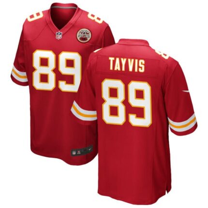Taylor Swift x Travis Kelce "Tayvis"" Kansas City Chiefs Jersey"