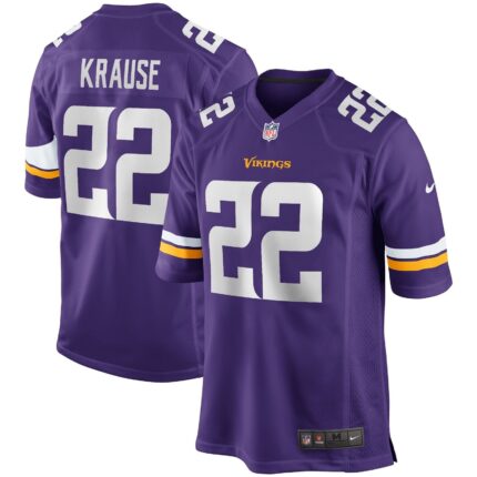 Paul Krause Minnesota Vikings Nike Game Retired Jersey - Purple