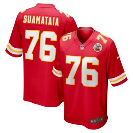 Kingsley Suamataia Kansas City Chiefs Nike Game Jersey - Red