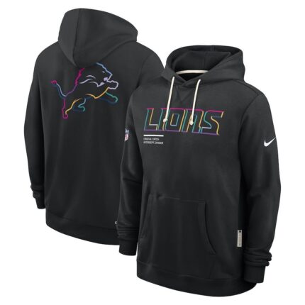 Men's New Orleans Saints Nike Black 2025 NFL Crucial Catch Sideline Standard Issue Dri-FIT Hoodie