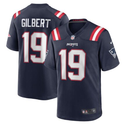 Garrett Gilbert New England Patriots Nike Home Game Jersey - Navy