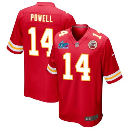 Cornell Powell Kansas City Chiefs Nike Super Bowl LVII Game Jersey - Red