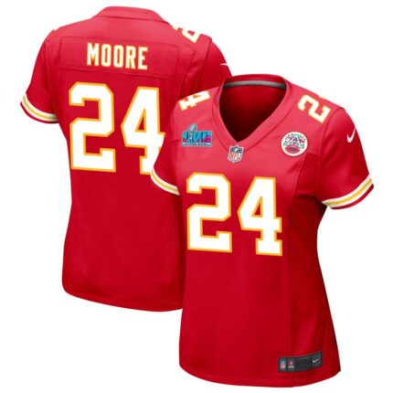 Skyy Moore Kansas City Chiefs Nike Women's Super Bowl LVII Game Jersey - Red